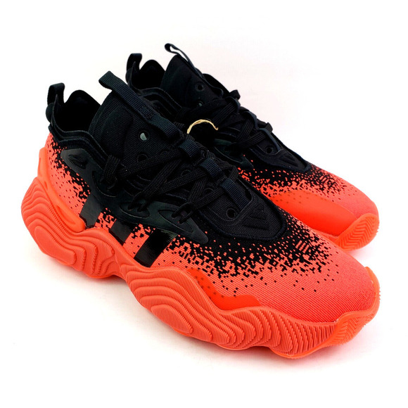 Adidas Trae Young 3 Boys Size 5.5Y Womens Size 6.5 Solar Red Black Basketball Sn - Picture 1 of 12
